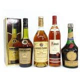 (4) Bottles Of Cognac, Liqueur & Brandy