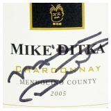 Mike Ditka Signed Chardonnay Wine Bottle