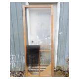 Screen Door Frame.... Screen is Unattached
