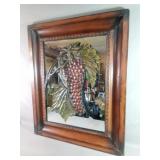 Stunning Metal & Mirror Decor Measures 25.5" x