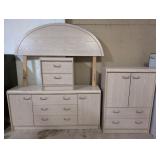 Full Bedroom Set Includes, Dresser, Armoire,