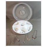Great Assortment of Jewelry with Tupperware
