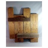 Rustic Wood Decor Measures 23.75" x 28"