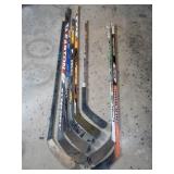 Assortment of Hockey Sticks