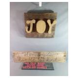 Nice Assortment of Wooden Decor Measures 14.5"-