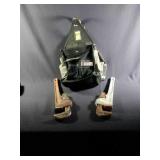 Power Fist tool belt with 2 / 18" pipe wrenches