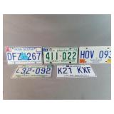 Eastern Canadian License Plates Includes 1978 &