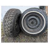 Pair of 14" Kelly Winter Radial Tires on Rims