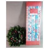 New 8 Rolls of Christmas Wrap plus Decorative 12"