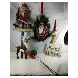 Outside Christmas Decor Lot Includes Unique