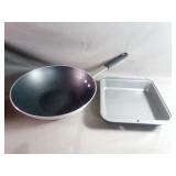 Paderno Wok Measures 12" Diameter plus 9" Square