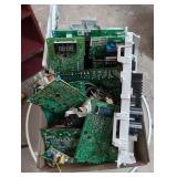 Box of Miscellaneous Control Panels and Parts