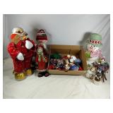 Snowmen Lot plus box of unresearched ornaments