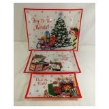 Set of 3 Temptations Christmas serving trays