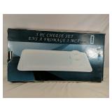 3 Piece Cheese Set Glass