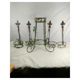 Yard Lot Includes 4 Single Metal hanging Plant