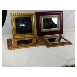 Home Decor Set Of 4 Mirrors Various Sizes