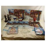 Christmas Lot Includes 6 Placemats, Candle