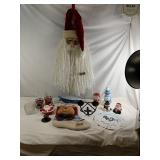 Christmas Lot Includes Hanging Door Decor, Candle