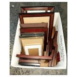 Box Of Various Sizes Pictures Frames