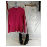 Ladies Lot Includes a Pink Gap Sweater 100%