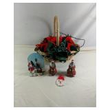 Christmas Lot Includes Light up Centerpiece,