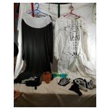Halloween Costumes Preacher And Skeleton  (