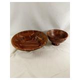 Beautiful Wooden Bowls Both Possibly Handmade