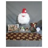 Beautiful Christmas Lot Includes a Poinsettia