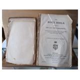 Antique 19th Century Bible, Holy Bible, Oxford: