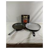2 frying Pans and a Chicken Roaster