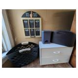 2 Drawer Storage Unit 2ftx1ft, Small Garbage Bin