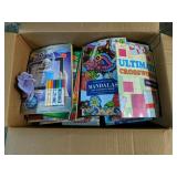 Box Of Children And Adult Coloring Books And More