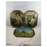Beautiful 1960s Vintage Wooden Picture Frames (