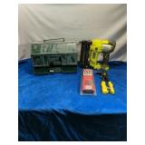 Handyman Lot Includes Rolling Tool/Tackle Box,