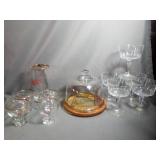 "Ours" Glass Cocktail Set, Set of 5 Crystal Style