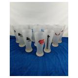 12 Ferguson Frosted Beer Glassware  (