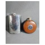 Vintage Stainless Steel 8oz Flask England plus