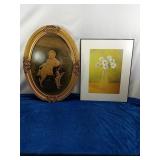 Vintage Victorian Wooden 23" X 17" Gold Gesso