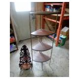 Retro Style Corner Shelf Measures 17" x 12" x 4