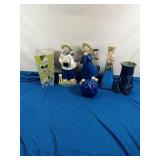 Home Decor Lot Includes Resin Sailor Statues,