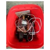 Handyman Lot Includes Tote With Lid, Kitchen Sink