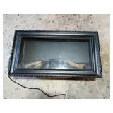 Electric Fireplace Powers On