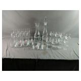 Stunning Vintage Crystalex Tulip Set Includes
