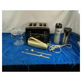 Toast And Coffee Lot Includes Four Slice Toaster