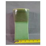 Candle Holder & Red Lava Drip Style Vaseï¿½4" X