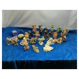 Figure Lot Includes Cats, Dogs, Bears, Frogs And