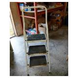 Three Step Folding Step Stool Perfect For Shed Or