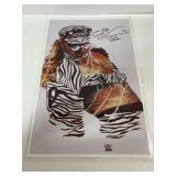 Shawn Michaels WWE print with facsimile s