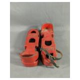 Vintage Cast Iron Weider Boots Weight Lifting